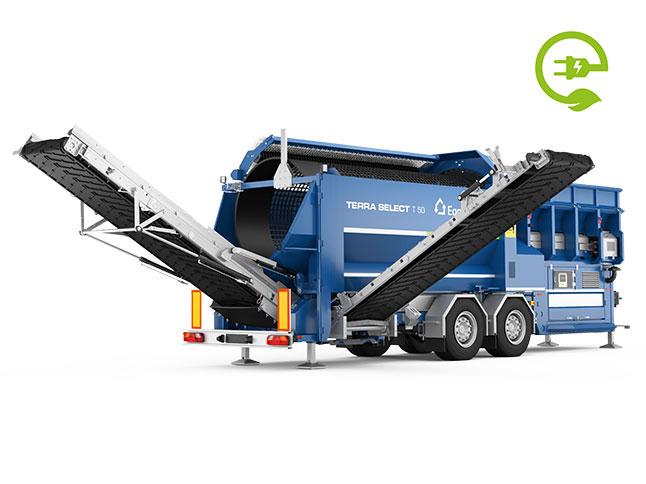 Preview of a mobile Trommel Screening Machine from Eggersmann